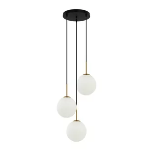 Lampa wisząca Deore PND-5578-3S-BRO-BK - Italux - Lampy sufitowe - miniaturka - grafika 1