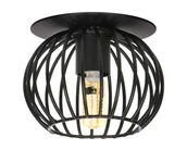 Oprawy, klosze i abażury - Candellux Oprawa stropowa SK-93 BK czarna - miniaturka - grafika 1
