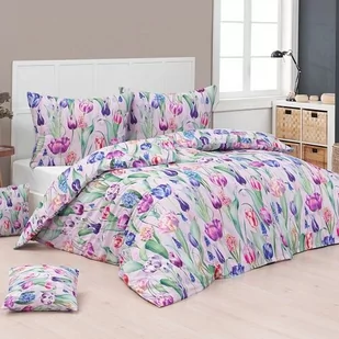 Matějovský Pościel bawełniana Deluxe Tulipa, 140 x 220 cm, 70 x 90 cm, 140 x 220 cm, 70 x 90 cm - Pościel - miniaturka - grafika 1
