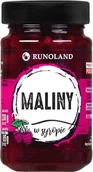Konfitury, marmolady, powidła - .Runoland Maliny w Syropie 230g - miniaturka - grafika 1