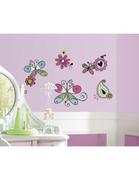 Naklejki na ścianę - Naklejki Delikatne kwiaty II Roommates - miniaturka - grafika 1