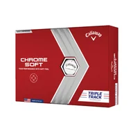 Golf - Piłki golfowe Callaway Chrome Soft Triple Track white 12-pack - miniaturka - grafika 1