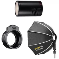 Lampy studyjne - Godox AD100 PRO TTL Flip Travel Kit - miniaturka - grafika 1