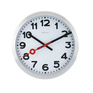 Nextime Zegar ścienny Station mały cyfry arabskie 3998AR - Zegary - miniaturka - grafika 1