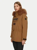 Kurtki damskie - Napapijri Kurtka anorak Skidoo W 2.0 NP0A4I5F Brązowy Regular Fit - miniaturka - grafika 1