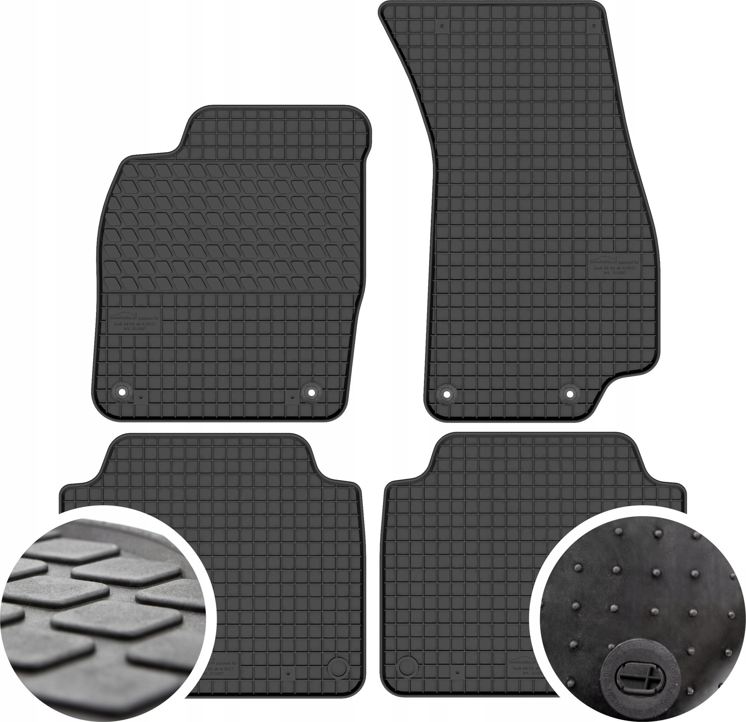 Cikcar Dywaniki gumowe do Audi A8 D5