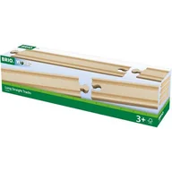Pociągi dla dzieci - Brio Zestaw 4 torów proste BRK33341 - miniaturka - grafika 1
