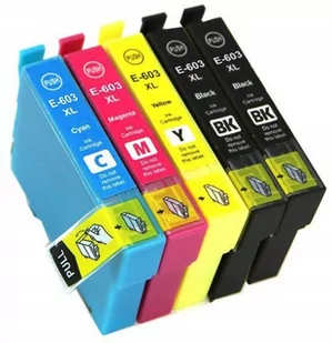 5X Tusz Do Epson 603Xl Xp-2100 Xp-3100 Wf-2810 - Tusze oryginalne - miniaturka - grafika 1