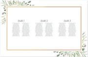 Wesele i ślub - Plany stołów weselnych - 90x60 cm - 1 szt. - miniaturka - grafika 1