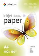 Papier do drukarek - PrintPro Papier Fotograficzny Matowy A4 190g 100 szt (PME190100A4) - miniaturka - grafika 1