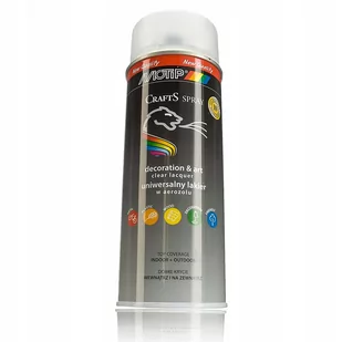 Crafts Lakier Bezbarwny Mat Premium Spray 400Ml - Chemia warsztatowa - miniaturka - grafika 1