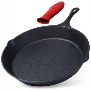 Patelnia żeliwna z silikonową nakładką cast line 30 cm kod: O-199037 - Patelnie - miniaturka - grafika 1