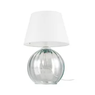 Lampy stojące - Aurea lampa stołowa 1-punktowa biała/transparent 5337 - miniaturka - grafika 1