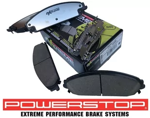 Przednie klocki EXTREME Z26 + WIERCONE NACINANE tarcze hamulcowe 345mm POWERSTOP XL Dodge Challenger - Tarcze hamulcowe - miniaturka - grafika 6