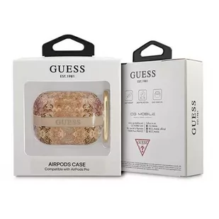 Guess  GUAPHHFLD AirPods Pro cover złoty/gold Paisley Strap Collection - Akcesoria do słuchawek - miniaturka - grafika 3