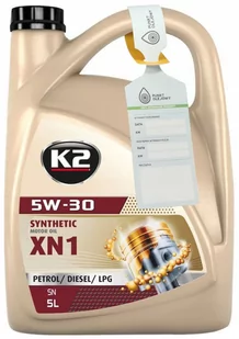 K2 Texar XN1 5W30 5L - Oleje silnikowe - miniaturka - grafika 1
