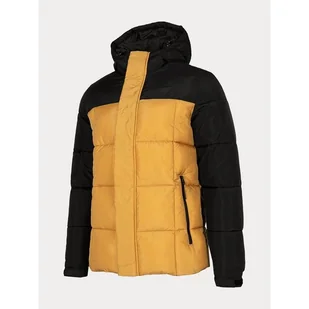 Kurtka puchowa pikowana męska H4Z22 KUMP009 4F - Kurtki i kamizelki sportowe męskie - miniaturka - grafika 1