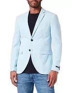 Marynarki męskie - JACK & JONES Męska marynarka jednorzędowa, super slim fit, kaszmir blue/fit: super slim fit, 48 - miniaturka - grafika 1