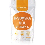 Kosmetyki do kąpieli - Allnature Allnature Epsom Salt Vitamin C sól do kąpieli 1000 g unisex - miniaturka - grafika 1