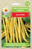 Nasiona i cebule - Fasola szparagowa karłowa Goldtime nasiona 40g Toraf - miniaturka - grafika 1