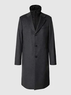 Płaszcz z mieszanki wełny z listwą guzikową model ‘OOWEN’ - Płaszcze męskie - miniaturka - grafika 1