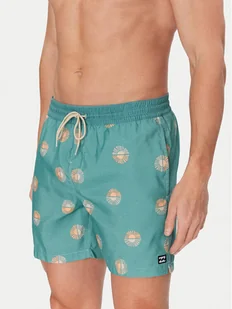 Billabong Szorty kąpielowe Vacay Lb EBYJV00144 Zielony Regular Fit - Kąpielówki męskie - miniaturka - grafika 1