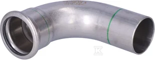 Kolano nyplowe 90° Inox - 42 - Łączniki, trójniki, kształtki - miniaturka - grafika 1