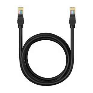 Kabel sieciowy Baseus Ethernet CAT5, 2m (czarny) - Kable miedziane - miniaturka - grafika 3