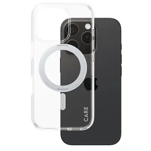 Etui PANZERGLASS Feature Kickstand do Apple iPhone 16 Pro MagSafe Przezroczysto-srebrny - Etui i futerały do telefonów - miniaturka - grafika 1