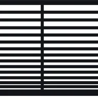 Ogrodzenia - Polbram Brama przesuwna bez przeciwwagi Bali II 4x1,5 m lewa czarna - miniaturka - grafika 1