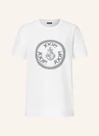Koszulki i topy damskie - Joop! T-Shirt Tonia Z Ozdobnymi Kamykami weiss - JOOP! - miniaturka - grafika 1