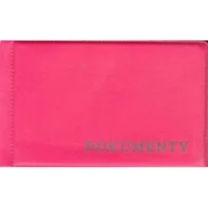 Szkolne artykuły papiernicze - Biurfol Okładka na dokumenty małe pink - miniaturka - grafika 1