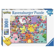 Puzzle - Ravensburger Puzzle Pokemon XXL Układanka 100 Elementów 6+ - miniaturka - grafika 1