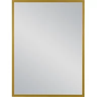 Lustra - Lustro łazienkowe prostokątne 60x80 cm złota rama - miniaturka - grafika 1