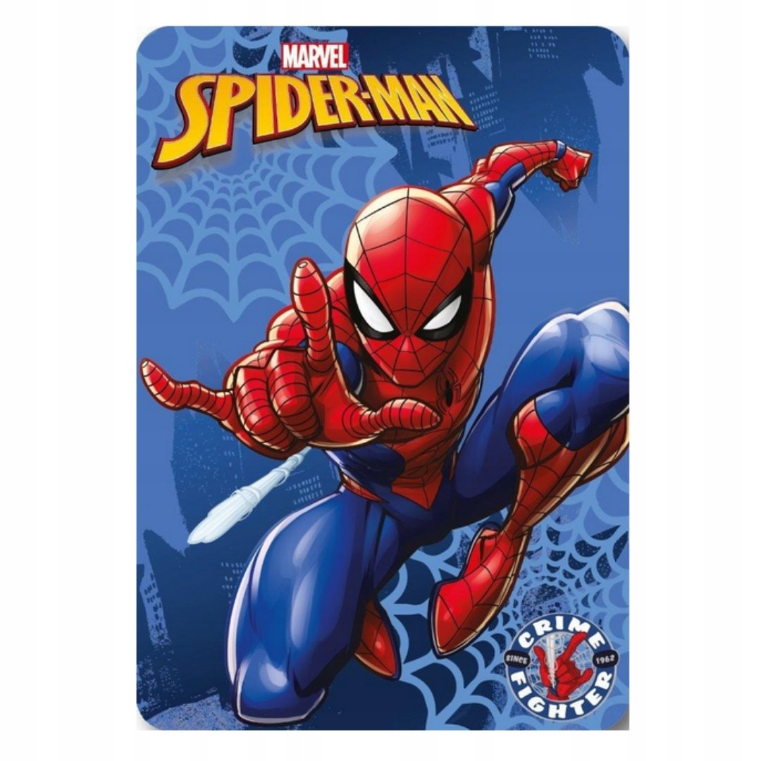 Spider-Man Koc Polarowy 100x140 Ciepły Miękki Dla Dzieci