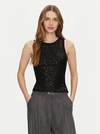 Koszulki i topy damskie - Guess Top W5GP06 KCS10 Czarny Regular Fit - miniaturka - grafika 1