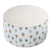 Pufy i podnóżki - Puf dwukolorowy Coli, 50x25 cm, Magic Collection - miniaturka - grafika 1