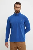 Bluzy męskie - Columbia bluza sportowa Klamath Range II kolor niebieski wzorzysta - miniaturka - grafika 1