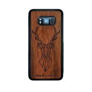 Etui i futerały do telefonów - Samsung SmartWoods SmartWoods Case Etui Drewniane Deer Galaxy S8 Plus 13722-uniw - miniaturka - grafika 1