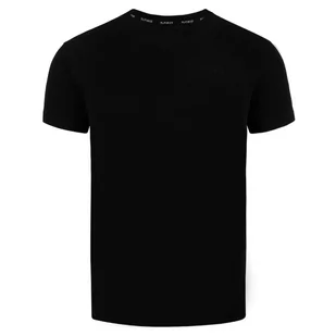 Koszulka męska T-shirt Alpinus Como czarny - Koszulki sportowe męskie - miniaturka - grafika 1
