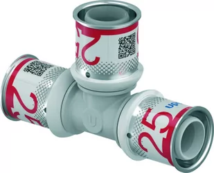 Uponor S-Press PLUS trójnik PPSU 25-25-25 - Łączniki, trójniki, kształtki - miniaturka - grafika 1