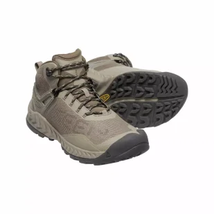 Buty trekkingowe męskie KEEN NXIS EVO MID WP - Buty trekkingowe męskie - miniaturka - grafika 2