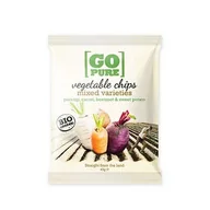 Zdrowa żywność - Go Pure CHIPSY WARZYWNE MIX BEZGLUTENOWE BIO 40 g - 8718781200114 - miniaturka - grafika 1