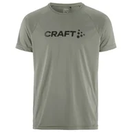 Koszulki sportowe męskie - Koszulka męska Craft CORE Unify Logo Rozmiar: XL / Kolor: zielony - miniaturka - grafika 1