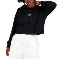 Bluzy sportowe damskie - Bluza New Balance WT31509BK - czarna - miniaturka - grafika 1