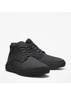 Trampki męskie - Timberland Skórzane sneakersy "Seneca Bay" w kolorze czarnym - miniaturka - grafika 1