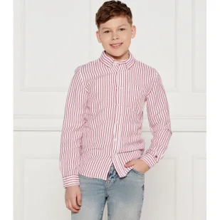 Tommy Hilfiger Lniana koszula Regular Fit - Bluzki dla chłopców - miniaturka - grafika 1