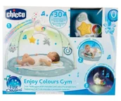 Zabawki interaktywne dla dzieci - Mata dla niemowlaka 3w1 Enjoy Colors Gym niebieska - Chicco - miniaturka - grafika 1