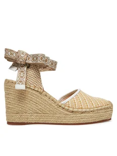 Coccinelle Espadryle E4 SRK 32 01 01 Beżowy - Espadryle damskie - miniaturka - grafika 1