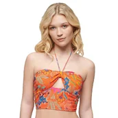 Koszulki i topy damskie - Superdry Crop Cut Out Top bez rękawów - miniaturka - grafika 1